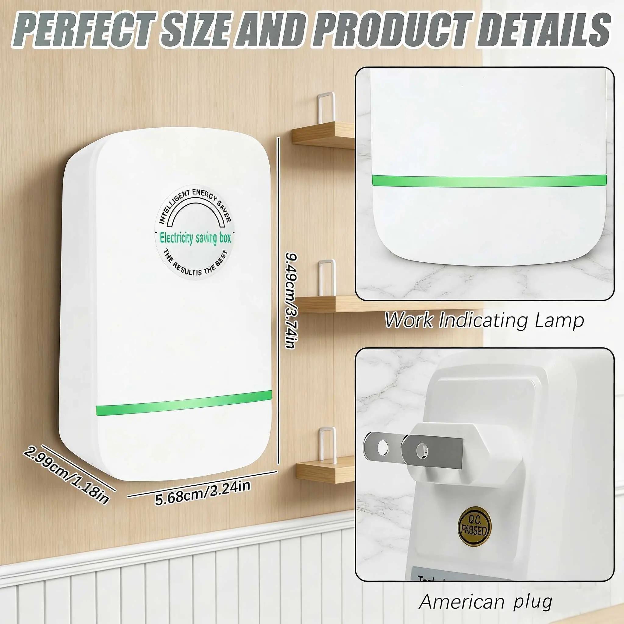 US Standard Plug Outlet Adapter | Wide Voltage Portable Power Distribution Box with Overload Protection
