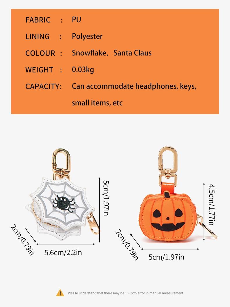 Cute Pumpkin Pendant, Mini Keychain Accessory, Cute Charms Keychain, Perfect Gift for Bags and Backpacks, All Season Casual Style, Halloween Gothic Style, Unique Gift for Friends and Family on Christmas, Cute Soft Keychains