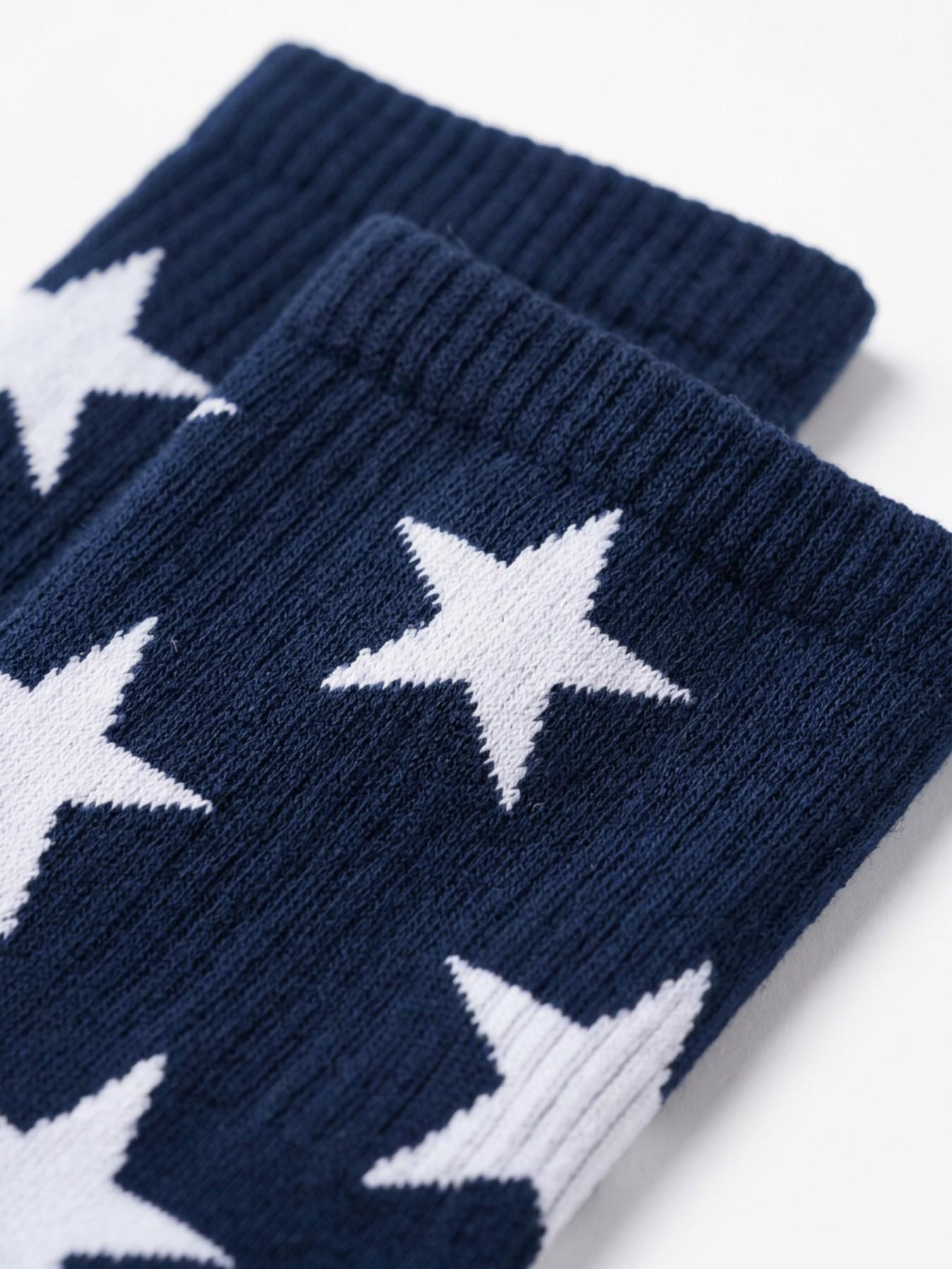 1 Pair of Fun Men's Socks, Creative U.S. Independence Day Knit Socks, Women's Socks, Crazy Fun Socks