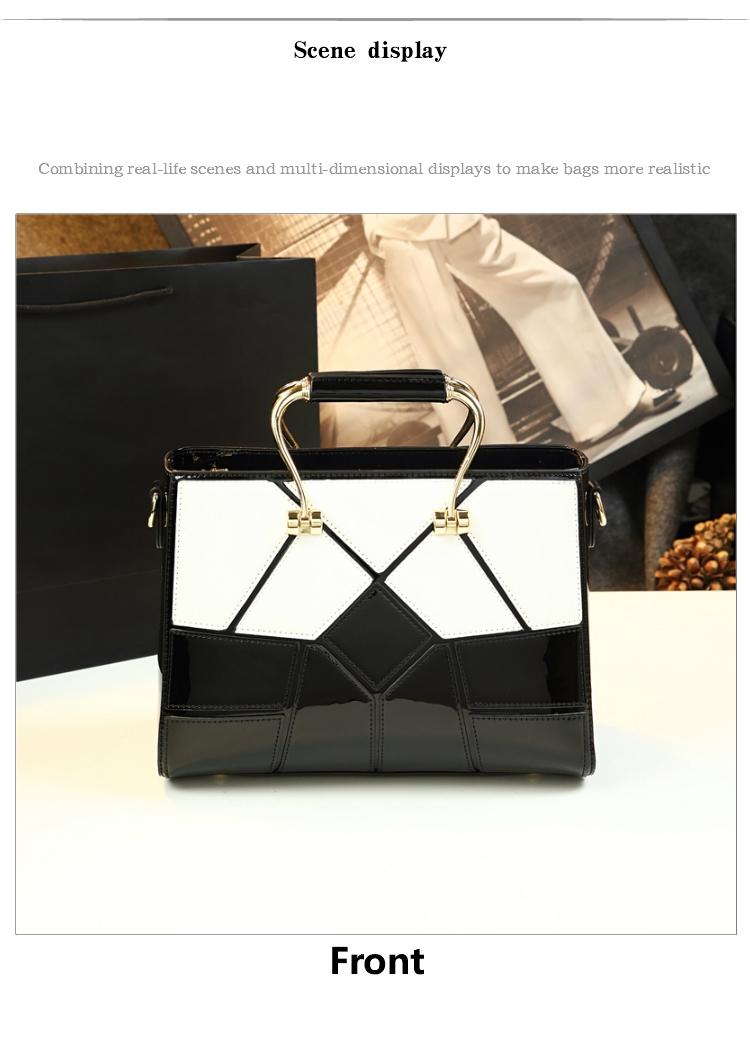 Fashion Women's Square Patchwork Bag, Classic Versatile Shoulder Bag, Casual Crossbody Handbag, Stylish Daily Use Accessory