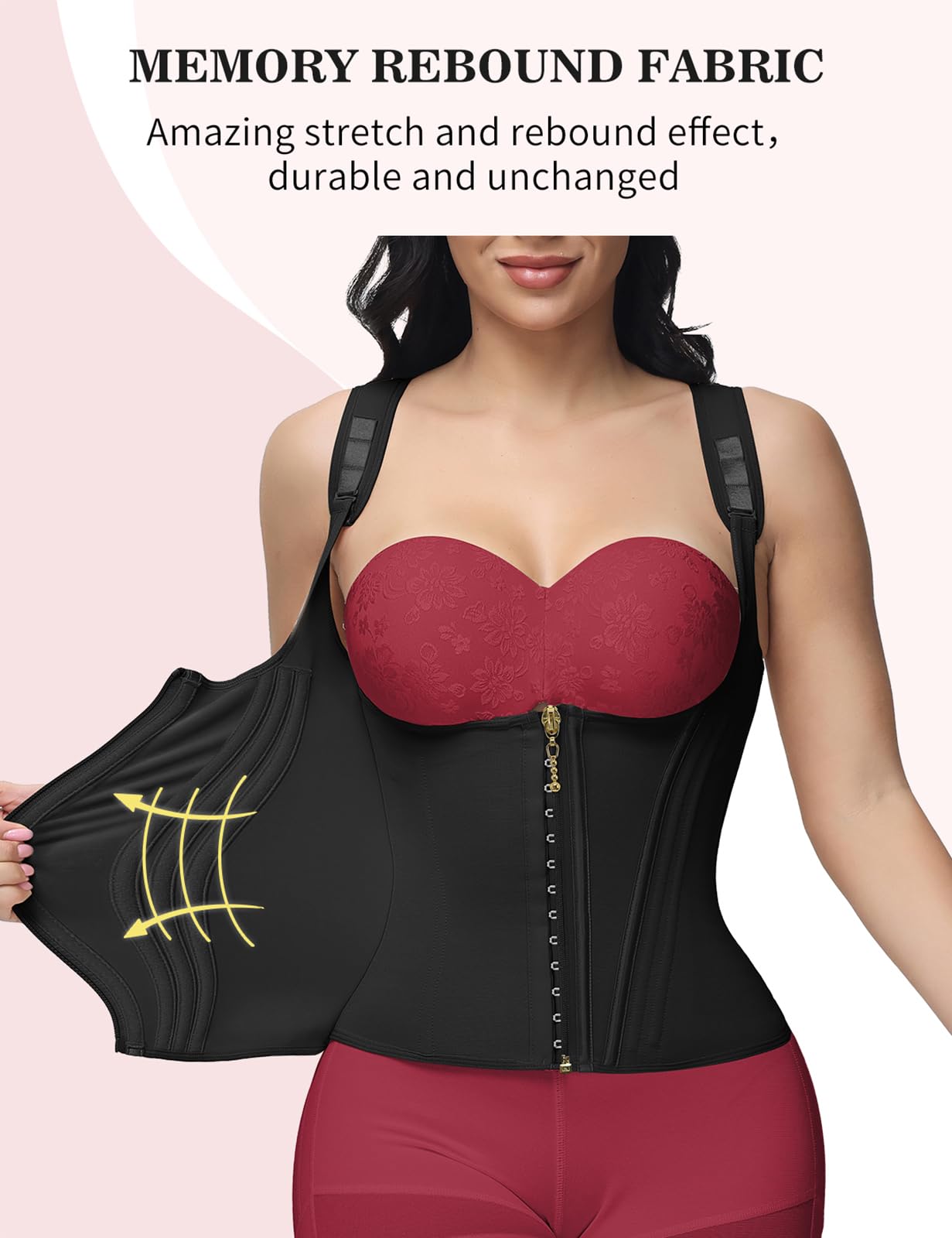 SHAPSHE Waist Shapewear for Women Girdle Workout Shapewear with Adjustable Shoulder Strap SHAPSHE Waist Shapewear for Women Girdle Workout Shapewear with Adjustable Shoulder Strap