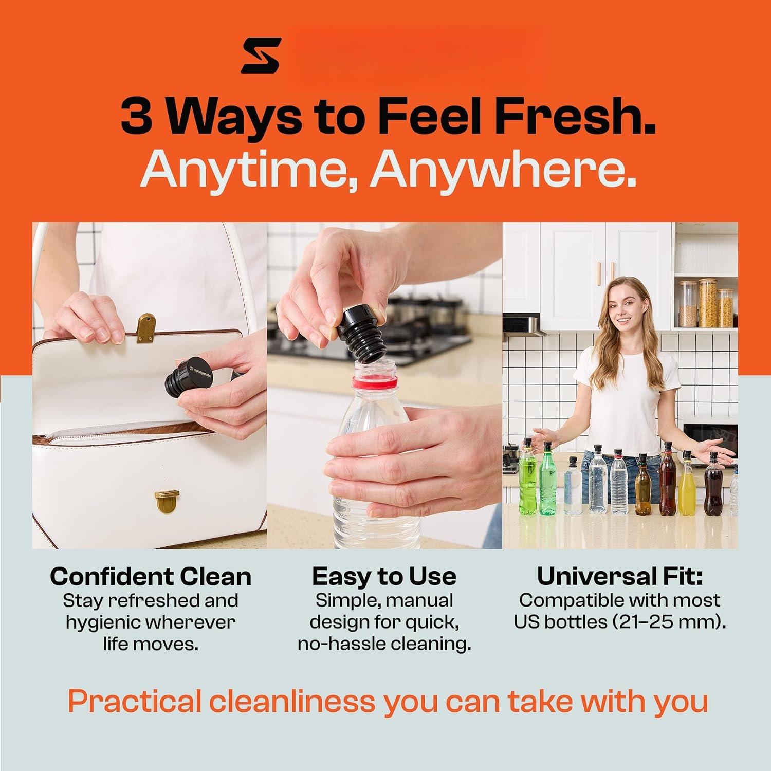 Portable Bidet for Women & Men - Travel Bidet for Camping, Toilet & Hiking | Compatible with  Bottles | Ultralight 12g |  Brand –  Mate MINI