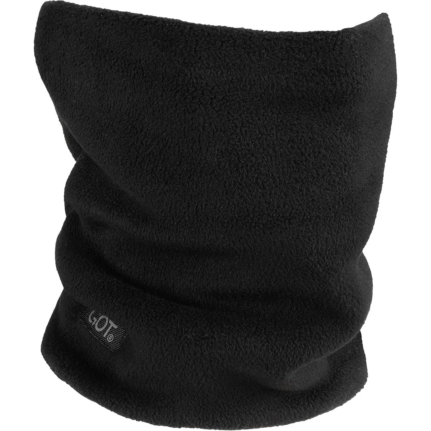 Polar Fleece Neck Warmer - Ski Mask Winter Neck Gaiter Scarf Men Women | Double-Layer, Windproof, Sub-Zero Temp, UPF 50+, One Size Fits Most, Skiing, Snowboarding, Running, Cold Weather