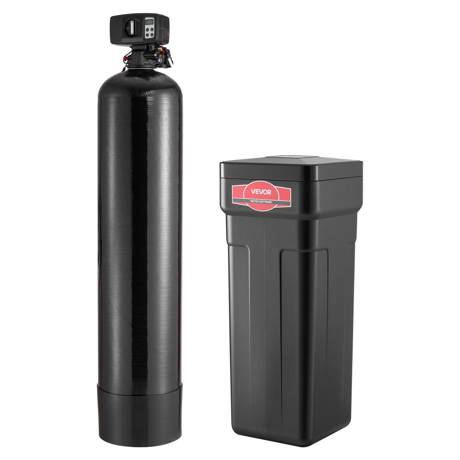 VEVOR Water Softener, 48, 000 Grains Whole House Water Softener System, with Automatic Digital Control Head, Bypass Valve, Reduce Hardness and Minerals, Improve Water Quality, for 3-4 Bathrooms
