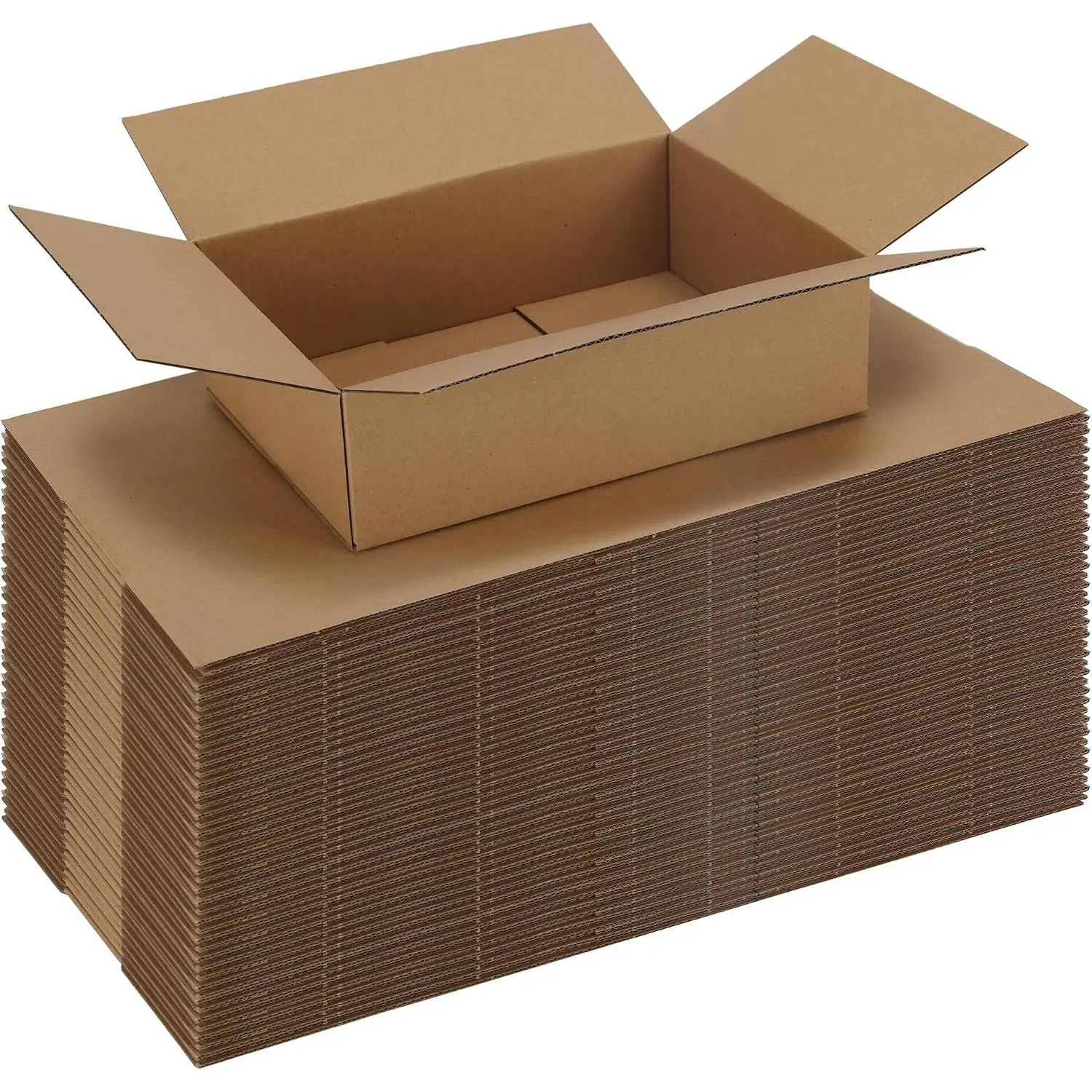 40 Packs 10x7x3 Corrugated Cardboard Shipping Boxes, Bulk Boxes for Small Business Shipping Packing Mailing