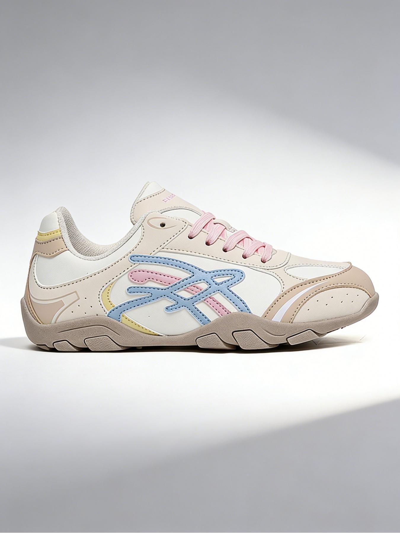 Unisex Retro Breathable Soft Sole Comfortable Lace Up Athletic Casual Running Shoes for Daily Gym Travel