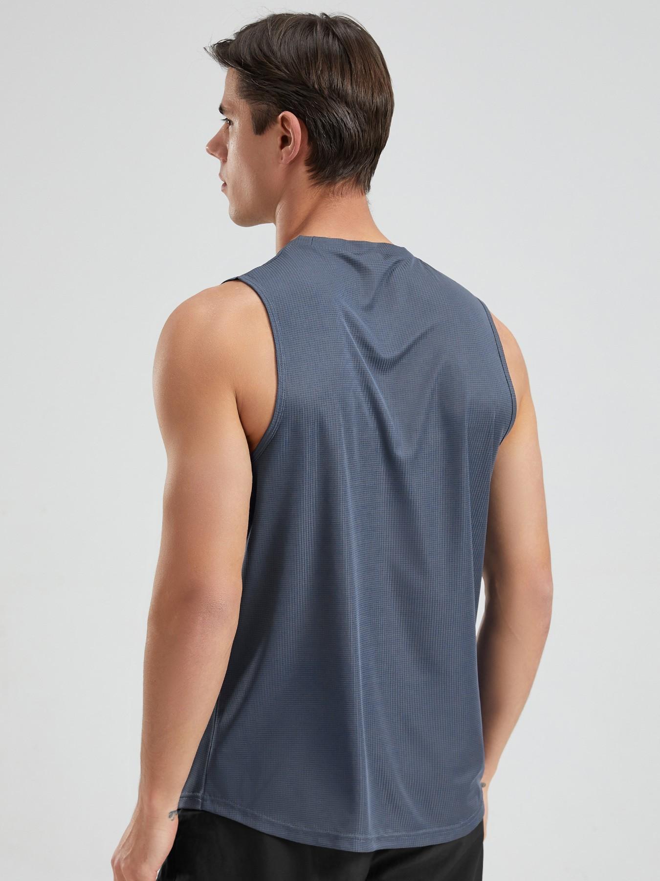 Men's Sporty Quick-Dry Breathable Top, Ideal for Fitness Running, Stylish Casual Wear, Lightweight Moisture-Wicking Tee