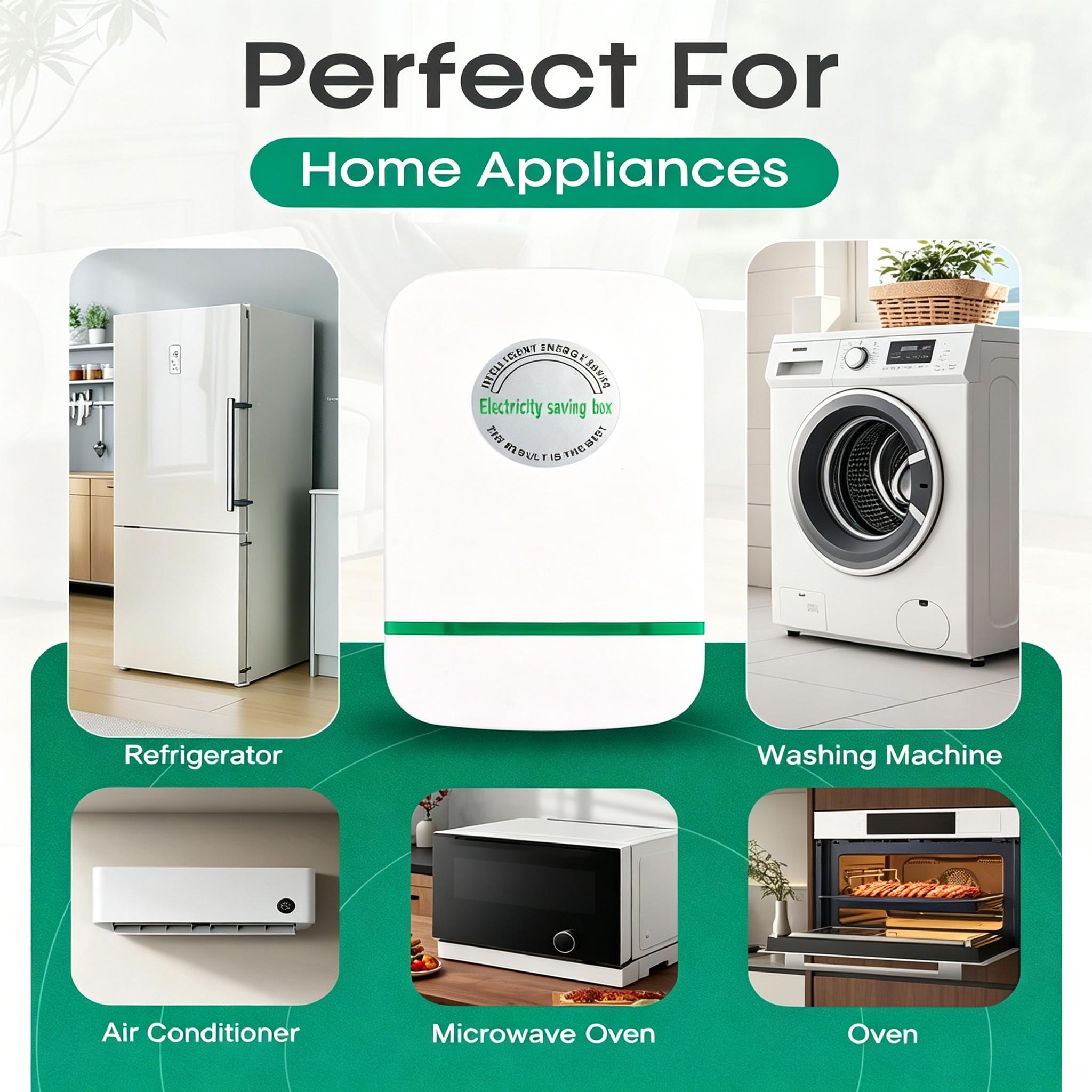 Smart Energy-Saving Plug, Universal Power Saver for Home and Office, Durable Voltage Stabilizer, Safe and Efficient Energy Conservation Device