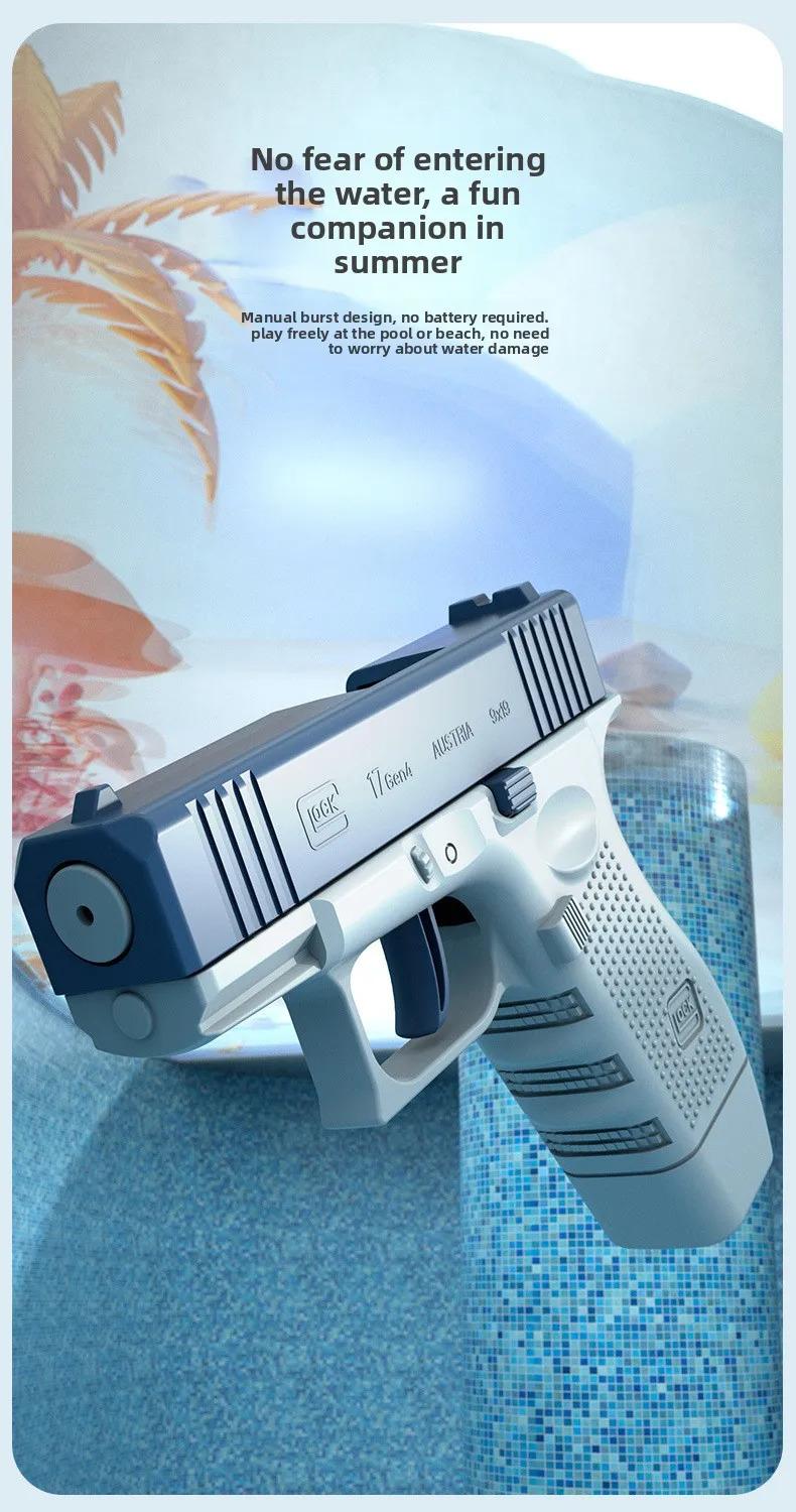 M1911 Water Gun Pistol Huge Capacity LeakProof Long Range Summer Blaster for Kids Adults Beach Pool Outdoor Water Fight Toy Game