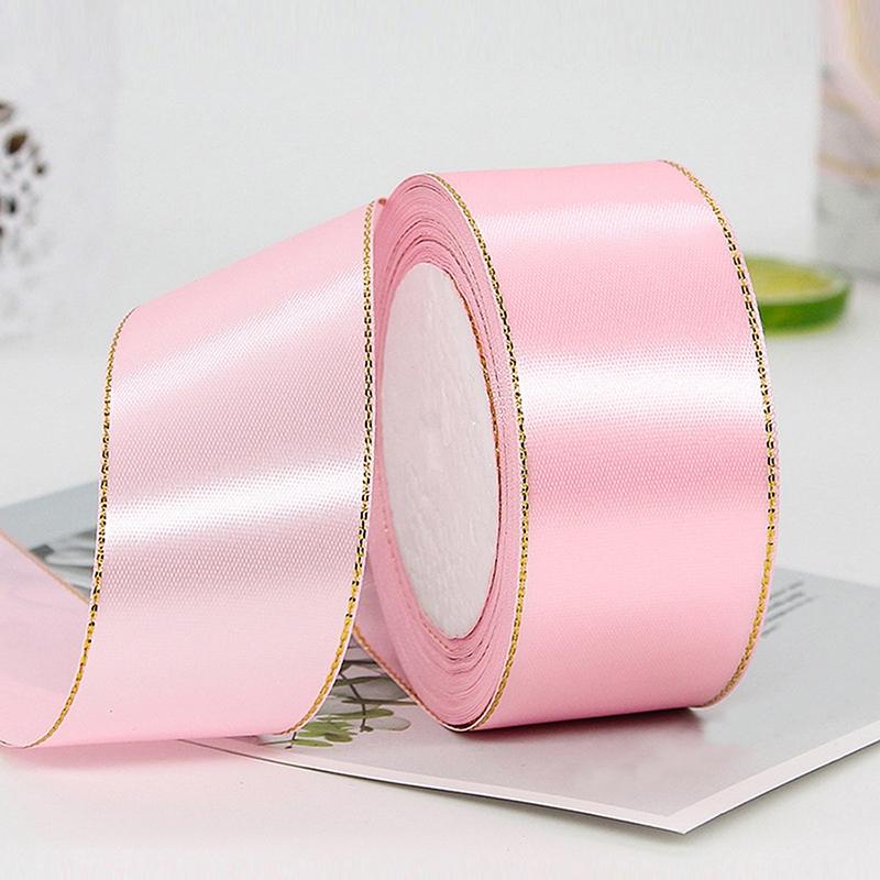 Satin Ribbon Roll, 4cm Width, Mixed Colors for Bouquet Wrapping DIY Gifts, Wedding Birthday Party Decoration