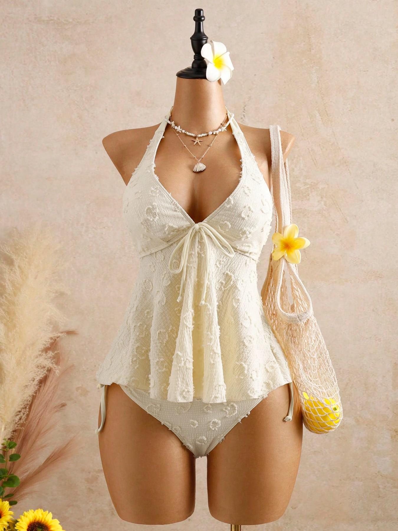 Women's Fashion Tankini Swimsuit, Stylish Two-Piece Swimwear, Comfortable Beachwear, Perfect for Pool Parties and Vacations, Tankini Outfit Women's Fashion Tankini Swimsuit, Stylish Two-Piece Swimwear, Comfortable Beachwear, Perfect for Pool Parties and Vacations, Tankini Outfit