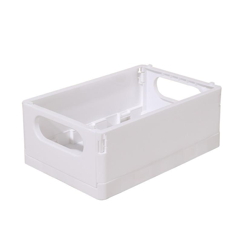 2pc Multifunctional Foldable Storage Box, Office Supplies Jewelry & Cosmetic Organizer, Durable PP Material, Ideal for Home & Travel Use