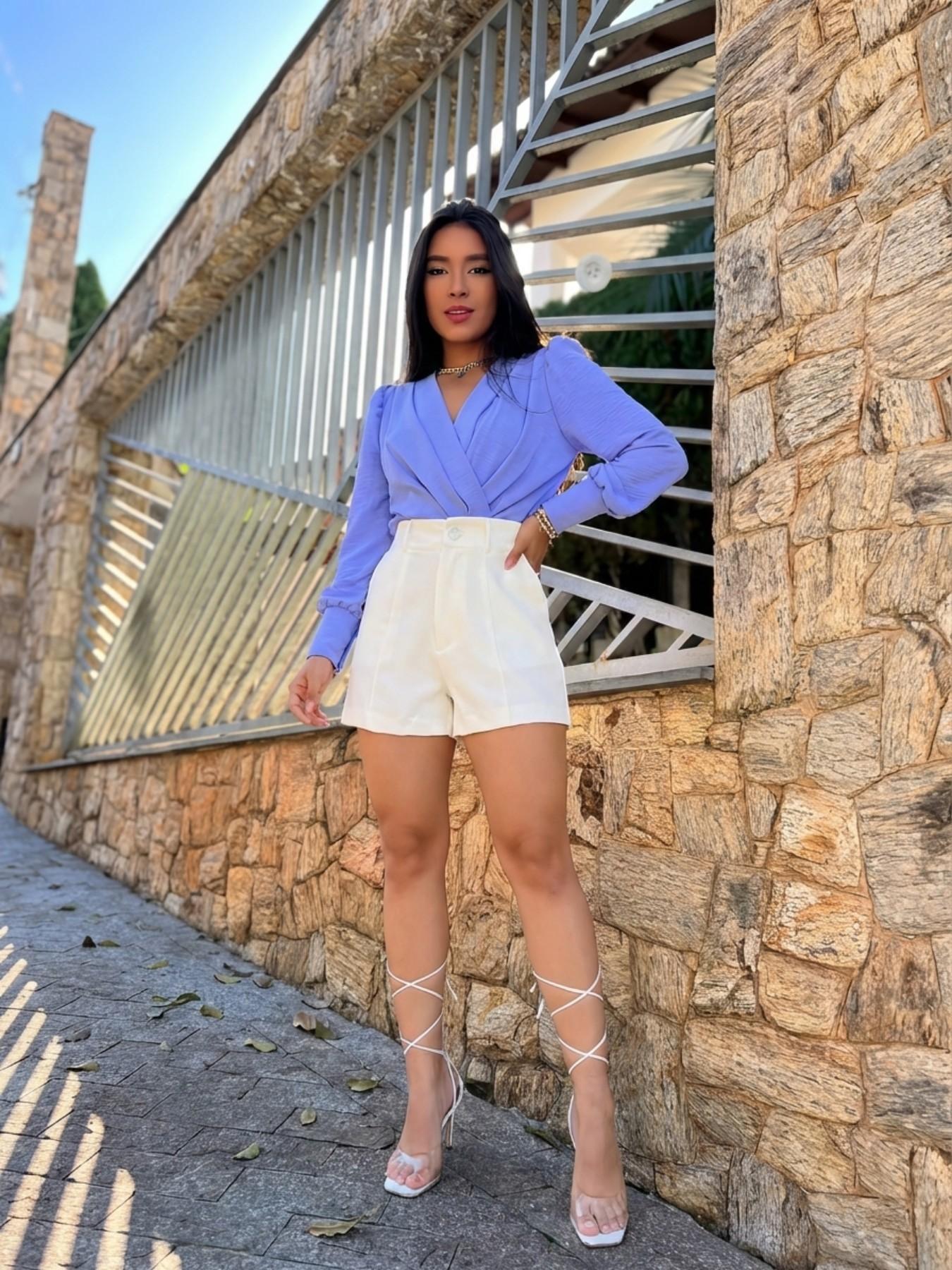 Elegant High Waist Paperbag Shorts for Women 2026, Fashion Pleated High Rise Casual Shorts, Chic Solid Color Tailored Shorts with Pockets, Versatile Office Workwear Streetwear, Trendy Slim Fit A Line Shorts, Perfect for Daily Wear Date Night Vacation Spri