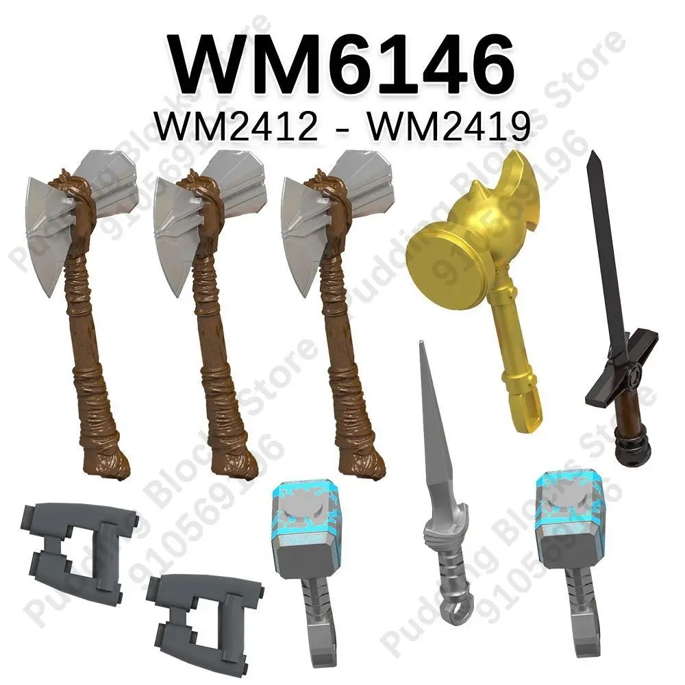 WM6146 Building Blocks Action Figure WM2412 WM2413 WM2414 WM2415 WM2416 WM2417 WM2418 WM2419 Brick Accessorie Adult Children Toy