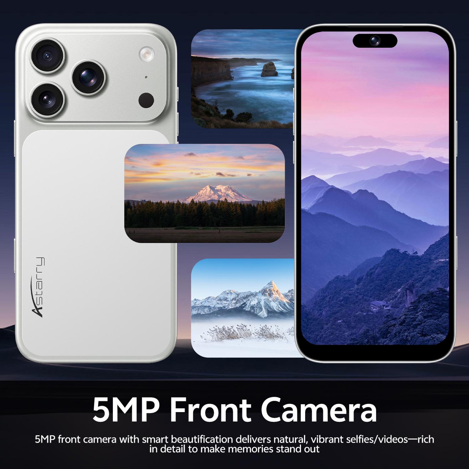 Astarry 17 Pro Max Smartphone, Android Mobile Phone, 6.75-Inch HD Display, 5mp+13mp Camera, 4g Network, GPS, Bluetooth-compatible, 4100mah Battery, Dual Sim, Android 12.0