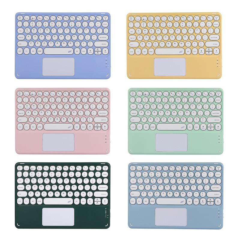 Wireless Keyboard with Touchpad for IPad Samsung Xiaomi Tablet Keyboard for Phone Laptop 10'' Keyboards Bluetooth Rechargeable