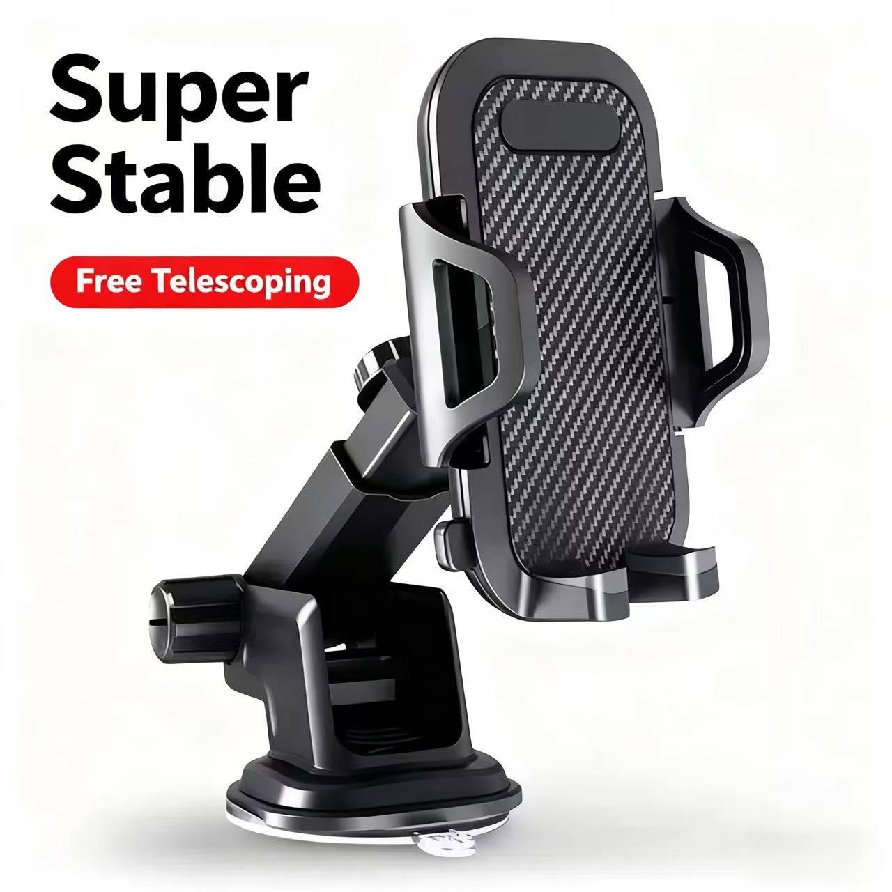 Car Phone Mount Holder, Anti-Shake Suction Cup Design, New 2026 Model, Car Navigation Fixed Support Stand, Vehicle Interior Use