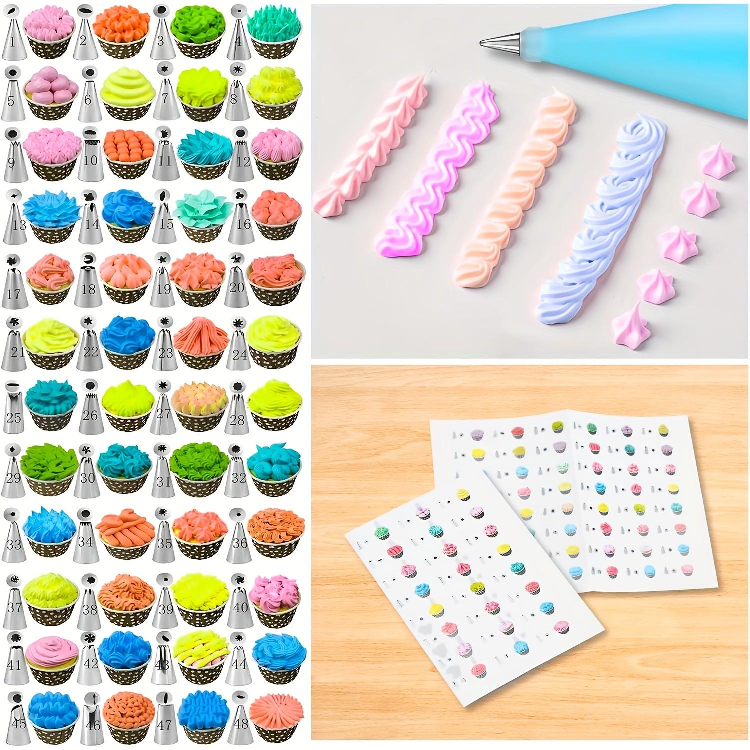152-Piece Cake Piping Tips Set, Cake Decoration Kit, Cake Carving Tools, Stainless Steel Material, Baking Supplies, Professional Quality