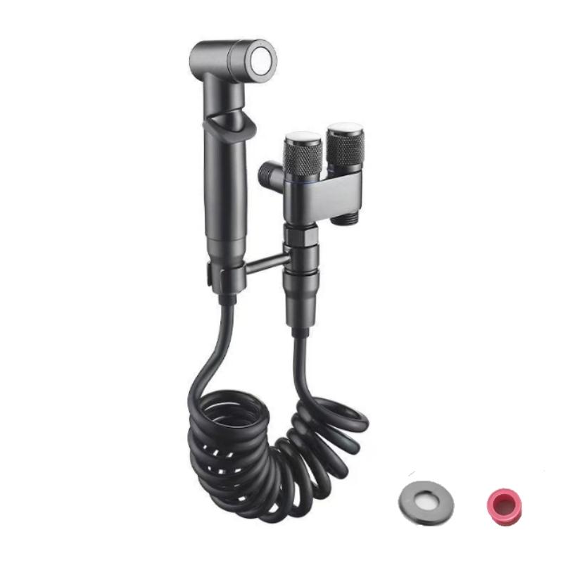 High-End Copper Shower Faucet, New Model Dual Control Water Spray, Powerful Sprayer for Bathroom, Durable Angle Valve Design