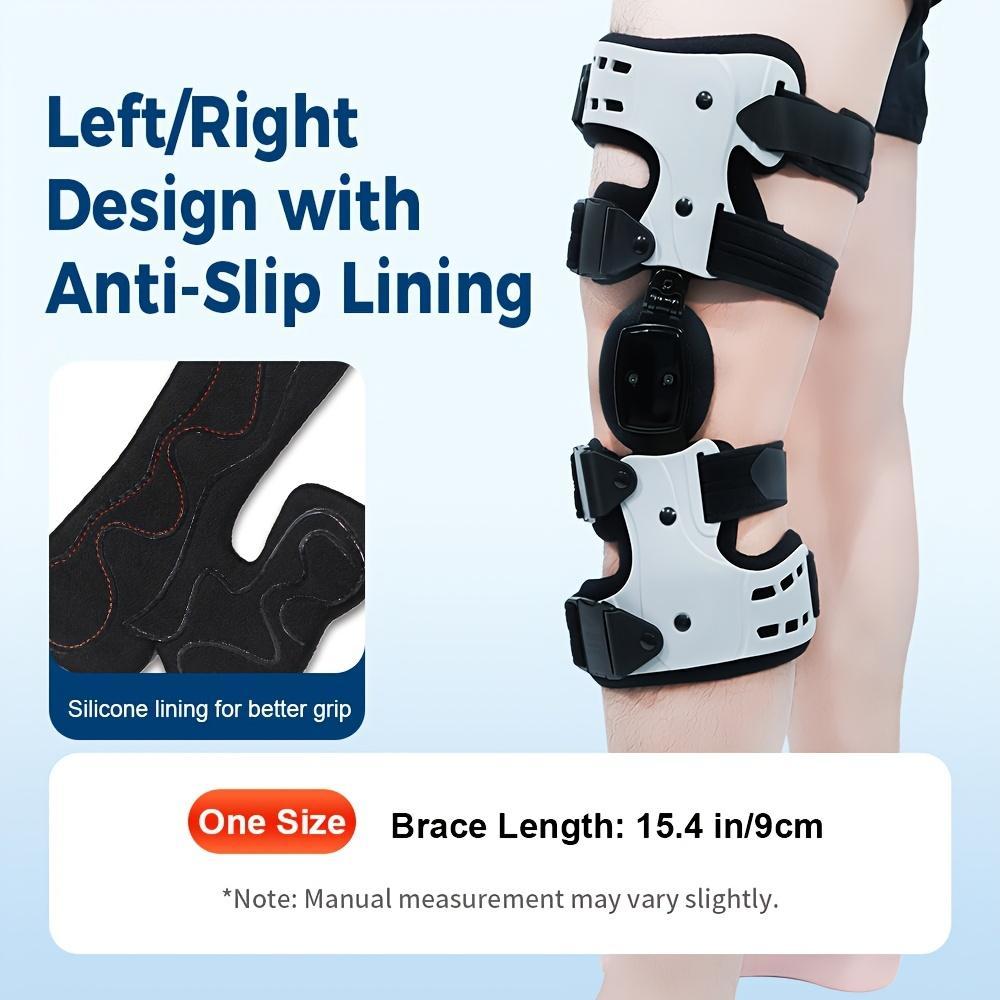 Adjustable Knee Support Brace, Hinged Knee Stabilizer for Daily Mobility