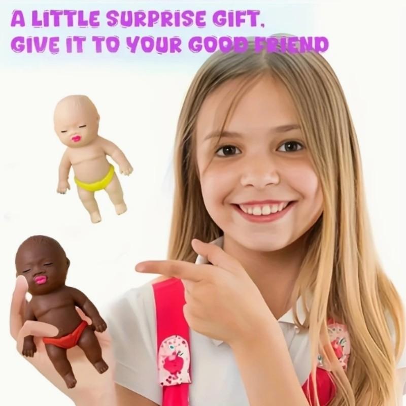 Natalia Doll Stress Relief Toy, Slow Bounce Stretchable Material, Quick Recovery, Fun Prank Gift, Unique Design, Perfect for Friends