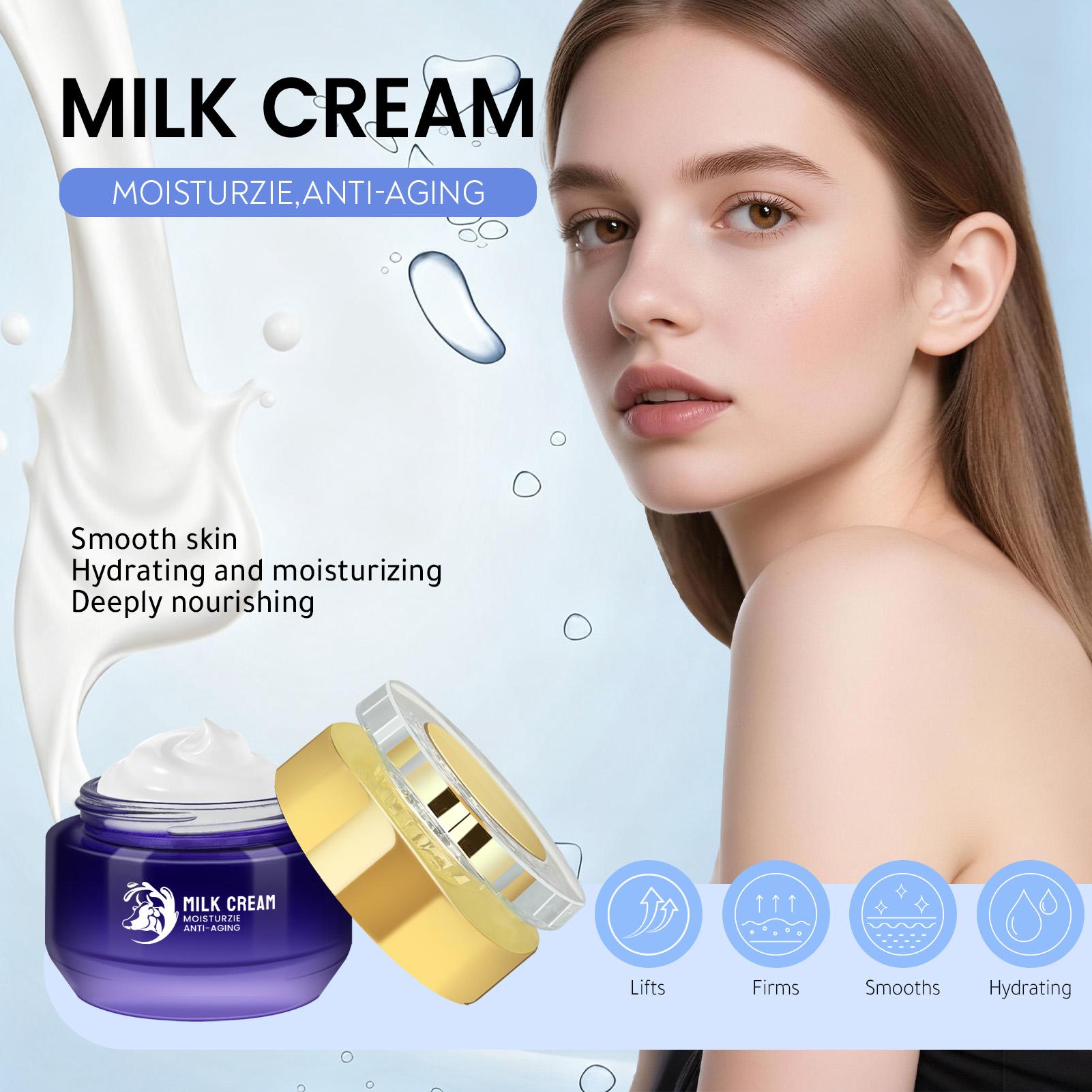 Milk Balm, Niacinamide & Vitamin E, Shea Butter, Hydrating & Brightening, Gentle for All Skin Types, Daily Facial Care