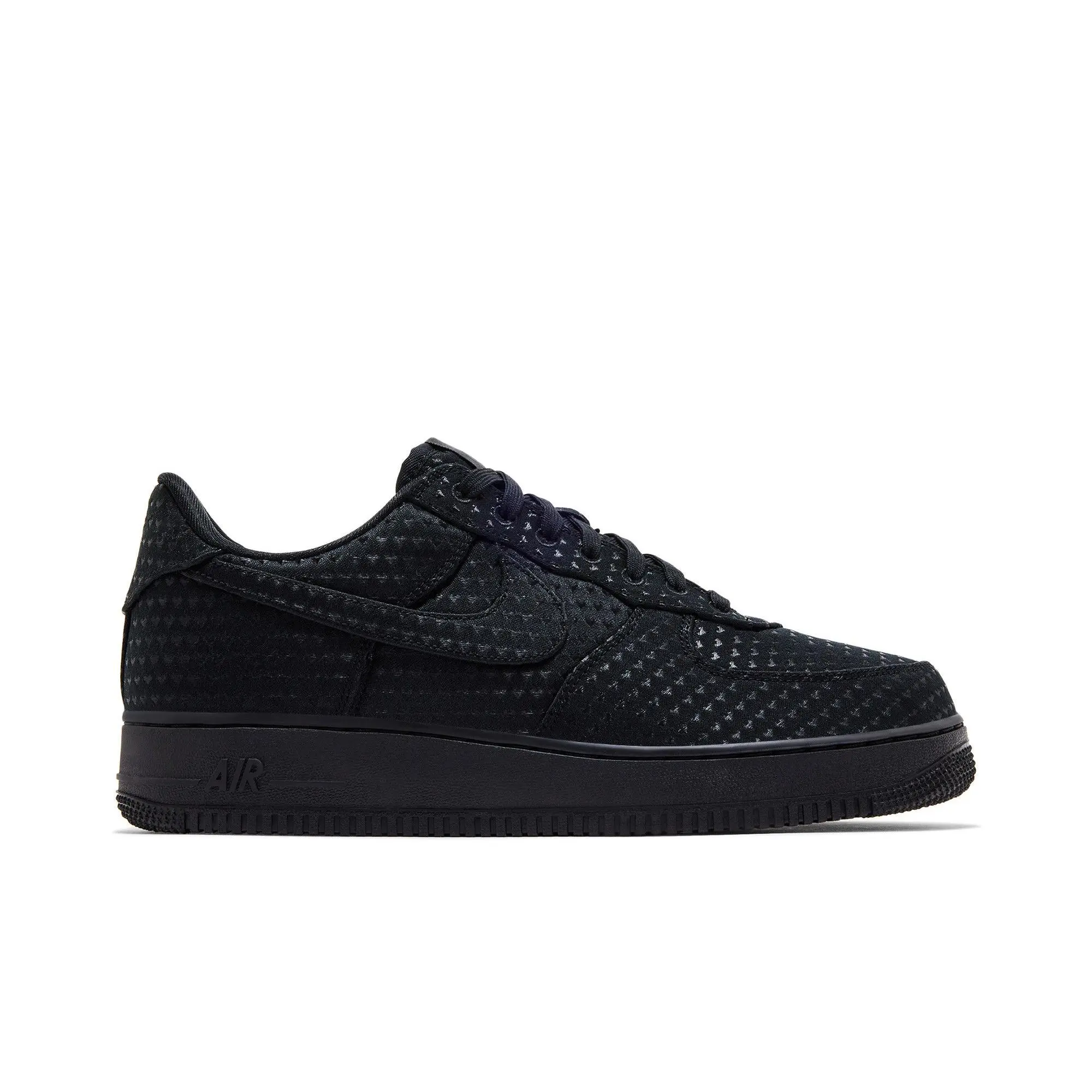 Nike Air Force 1 Low 'Valentine's Day Triple Black' 2026 (Unisex) Black/Black-University Red sneakers IB6836 001