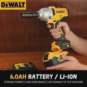 DEWALT DEWALT DCF850 Brushless Motor Cordless Impact Drill - 20V Lithium Battery Driver Screwdriver, Heavy-Duty Hardware Tool for DIY Enthusiasts with Cordless Design & Impact Function