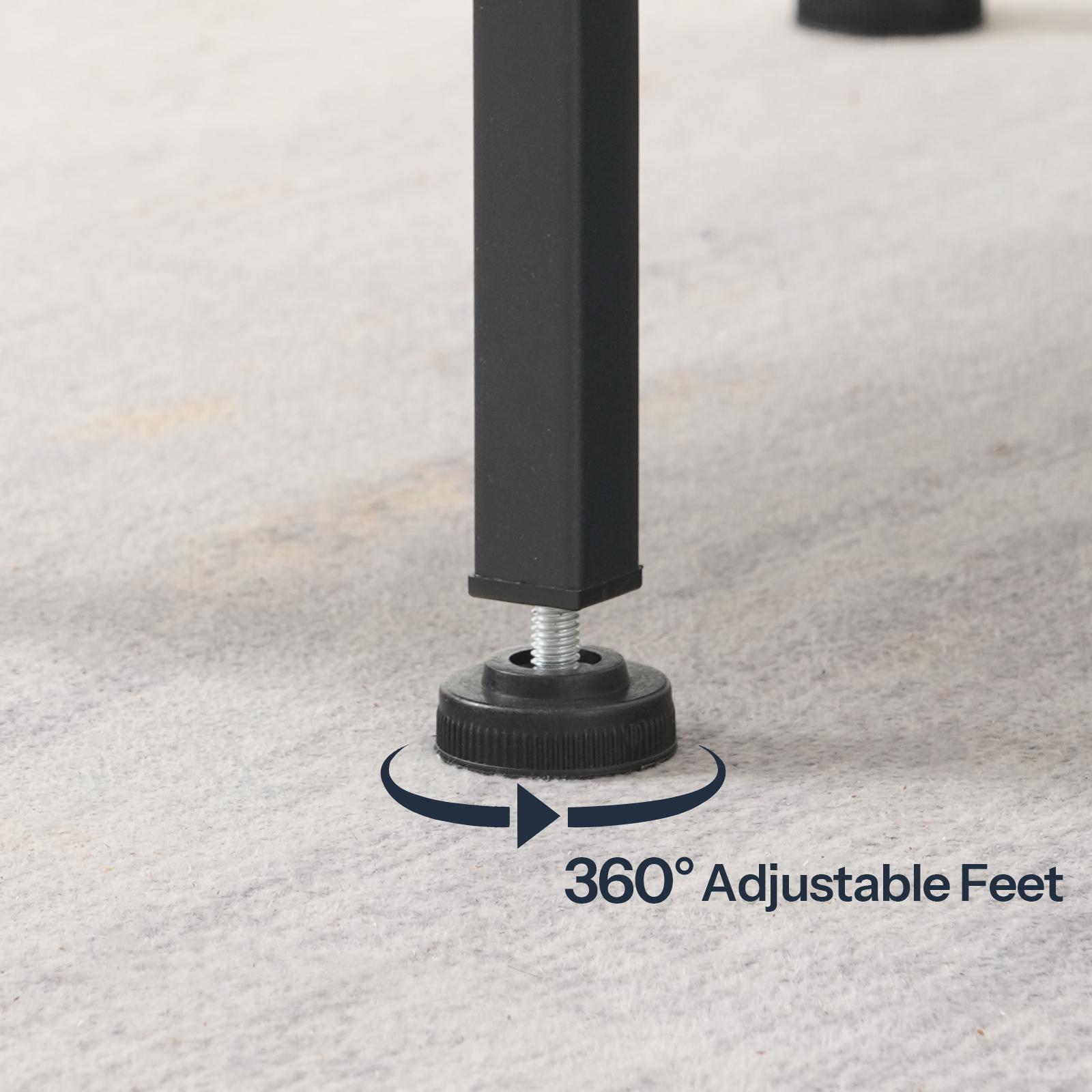 HOOBRO End Table with Charging Station, Narrow Side Table with 2 Fabric Drawers, Skinny Nightstand with Storage, Slim Bedside Table for Bedroom, Living Room, Small Spaces, Black