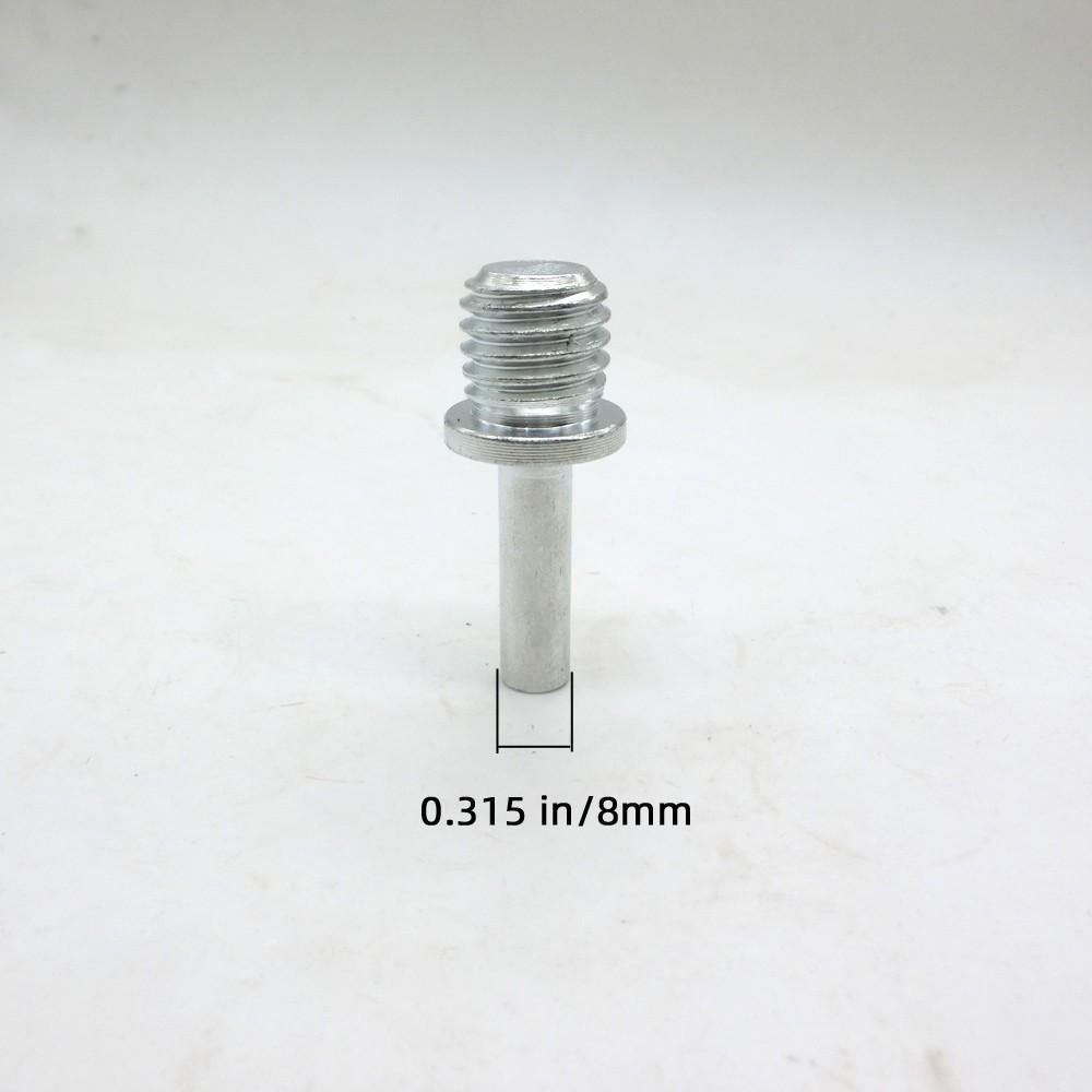 8mm Round Shank Conversion Rod Thread Specification 5/8-11, Electric Tool Accessories Self-Stick Polishing Disc Connection Rod Drill Adapter