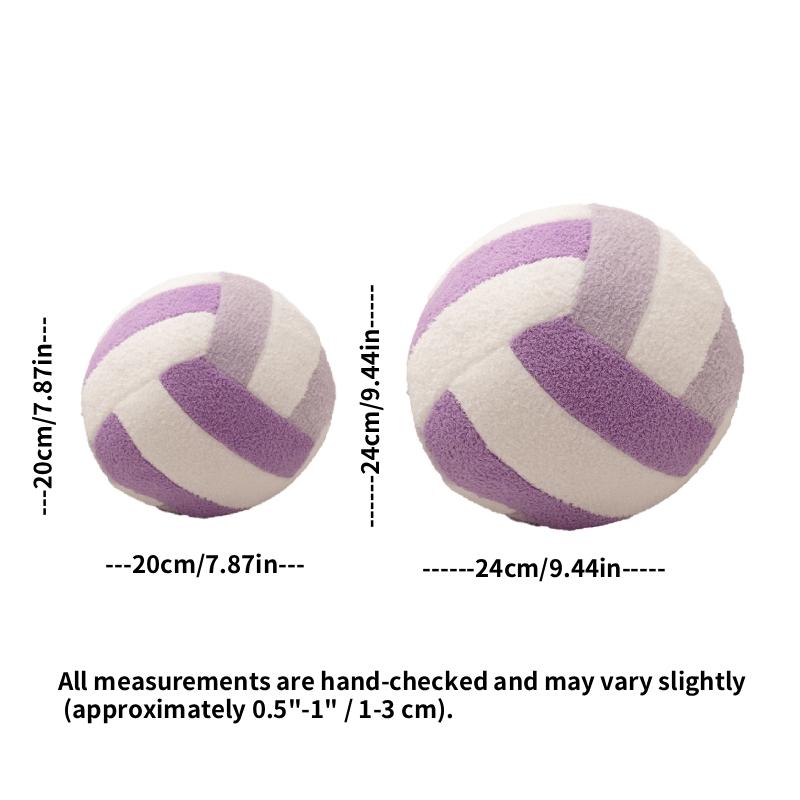 Volleyball Pillow Sports Pillows Volleyball Plush Pillow Sport Theme Fluffy Stuffed Throw Pillow Volleyball Room Decor Gift for Bedroom Decoration Supplies Soft Cushions