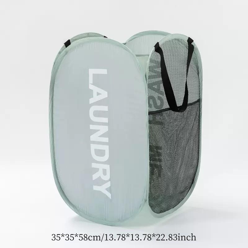 New Printed Laundry Basket, Household Dirty Clothes Storage Basket, Portable Handheld Laundry Basket, Wholesale Available