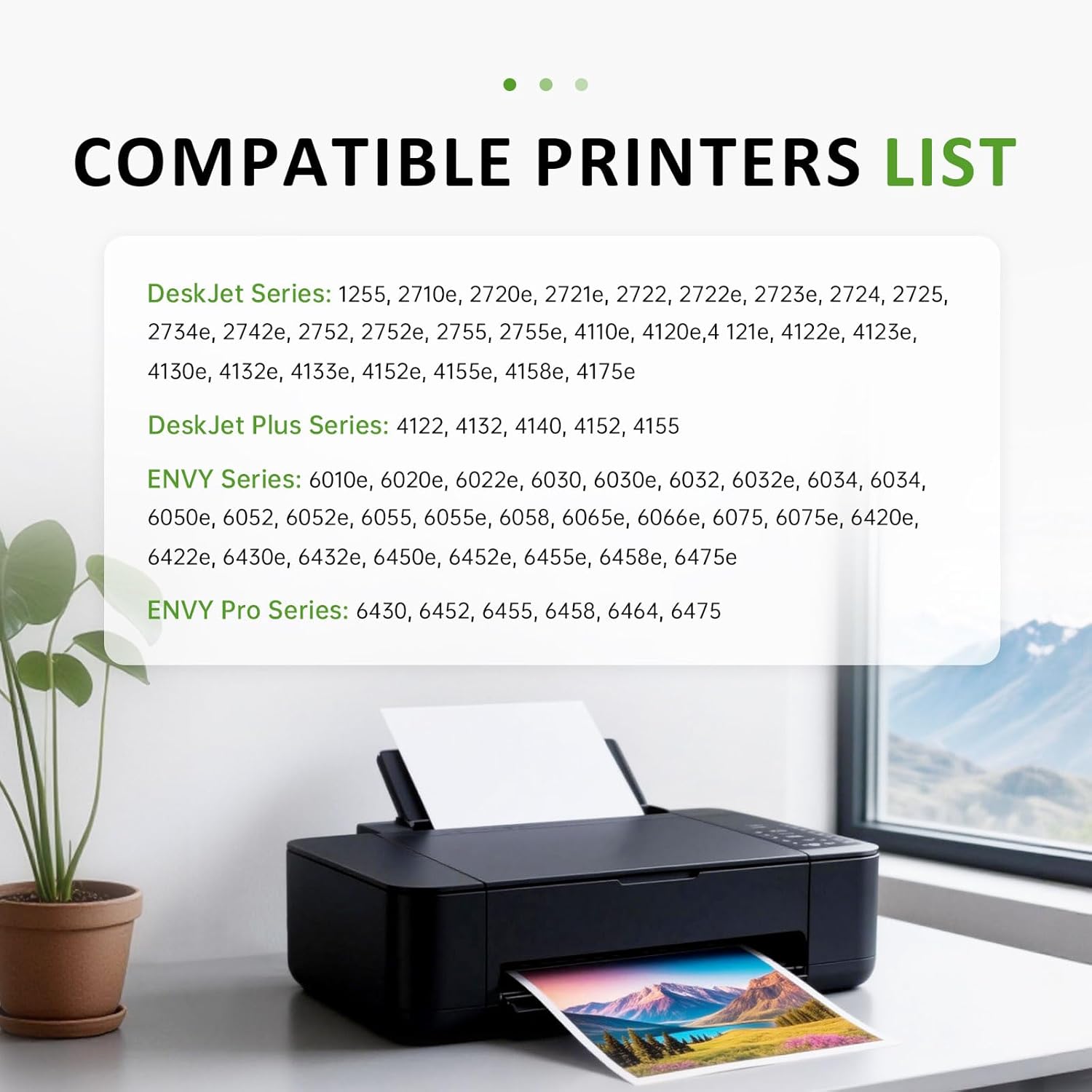 67XL Black Ink Compatible for Ink 67 XL Black Printer Ink Work for DeskJet 2700 2700e 2755e 2800 2855e 4155e 4255e 2852e Envy 6055e 6000 6455e (1 Black) 67XL Black Ink Compatible for Ink 67 XL Black Printer Ink Work for DeskJet 2700 2700e 2755e 2800 2855e 4155e 4255e 2852e Envy 6055e 6000 6455e (1 Black)