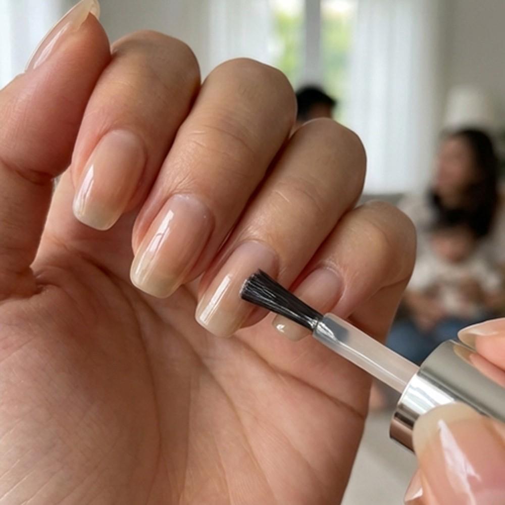 ELL LOUREL New Arrival STRONG Rock Nail Strengthener, Quick-Dry Nail Hardener, Strengthens Brittle, Thin Nails, Protective Nail Care Treatment, Salon Quality DIY Manicure, Perfect Holiday Gift for Nail Lovers, 10ml/0.34fl.oz