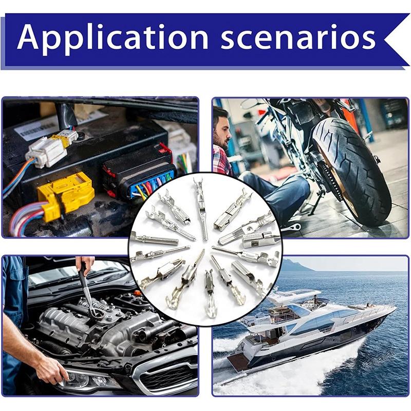 950pcs Male Female Connectors, Car Connector Accessories, Pin Crimp Terminal, 1-3.5mm, Automotive Wiring Components 950pcs Male Female Connectors, Car Connector Accessories, Pin Crimp Terminal, 1-3.5mm, Automotive Wiring Components