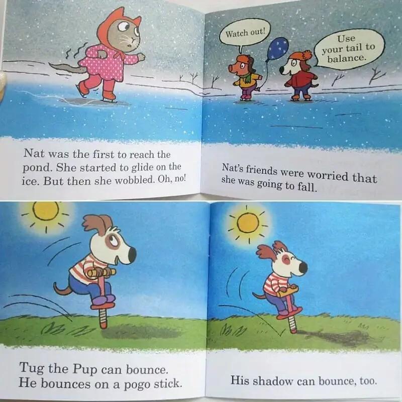 English Language Learning Book Set, Natural Reading Skills Development, Short & Long Vowel Sounds, Basic Grammar Practice, Educational Gift