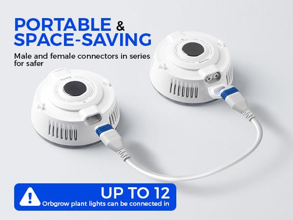 Barrina Orbgrow OG09 Puck LED Grow Light, 5000K 18W(2 x 9W), Full Spectrum, Magnetic & Linkable, 2 Packs Barrina Orbgrow OG09 Puck LED Grow Light, 5000K 18W(2 x 9W), Full Spectrum, Magnetic & Linkable, 2 Packs