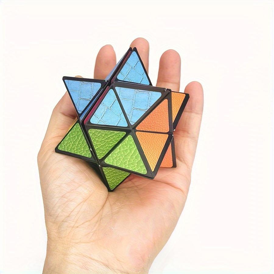 1pc 3D Hexagonal Infinity Cube, Mixed Colors, Brain Booster, Relaxation, Spatial Geometry Flipping Toy