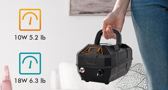 hygger Rechargeable Aquarium Pond Air Pump, Powerful Quiet Commercial Tank Air Pump with Hose Air Stone Check Valve Adjustable Flow Diverter Valve for Fishing Yacht/Power Outages/Hydroponic hygger Rechargeable Aquarium Pond Air Pump, Powerful Quiet Commercial Tank Air Pump with Hose Air Stone Check Valve Adjustable Flow Diverter Valve for Fishing Yacht/Power Outages/Hydroponic