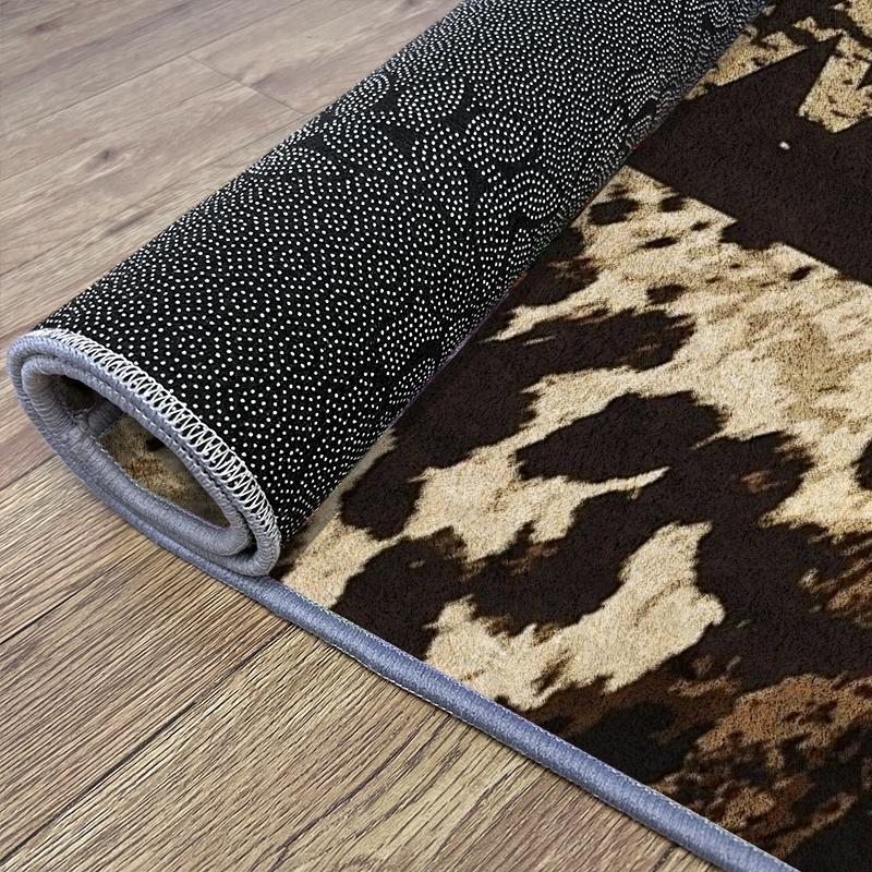 Leopard Print Welcome Non-slip Entry Doormat outdoorfun