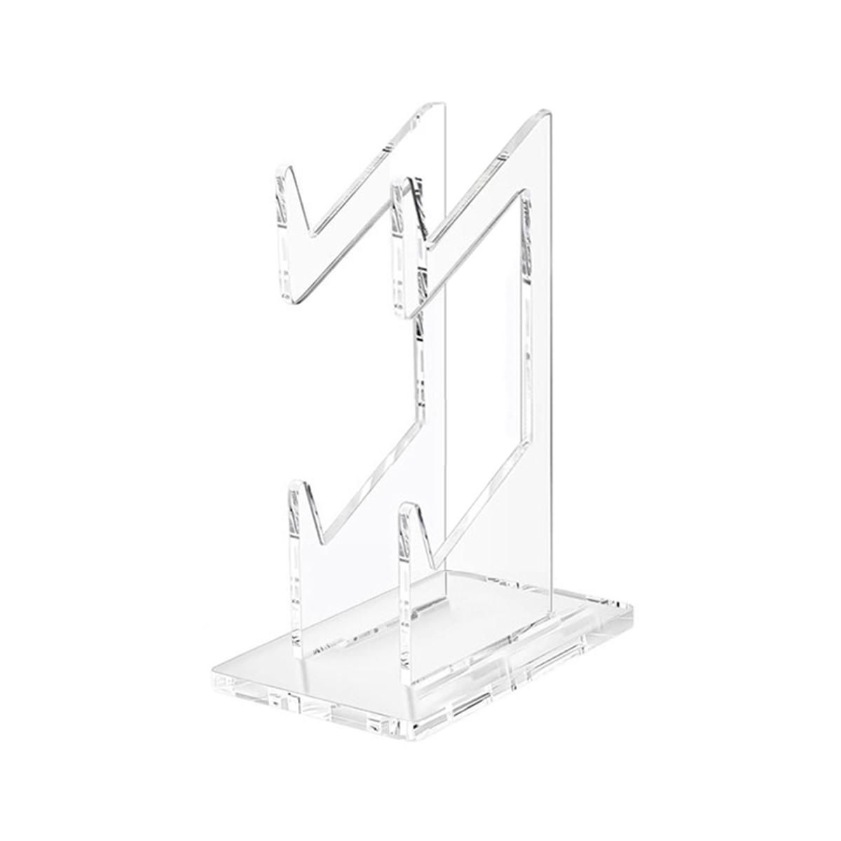 Universal Game Controller Transparent Acrylic Stand, Desktop Storage Dual Layer Display Rack for Xbox One Series S/x Ps4 Ps5 Switch Pro Controllers Game Console Accessories