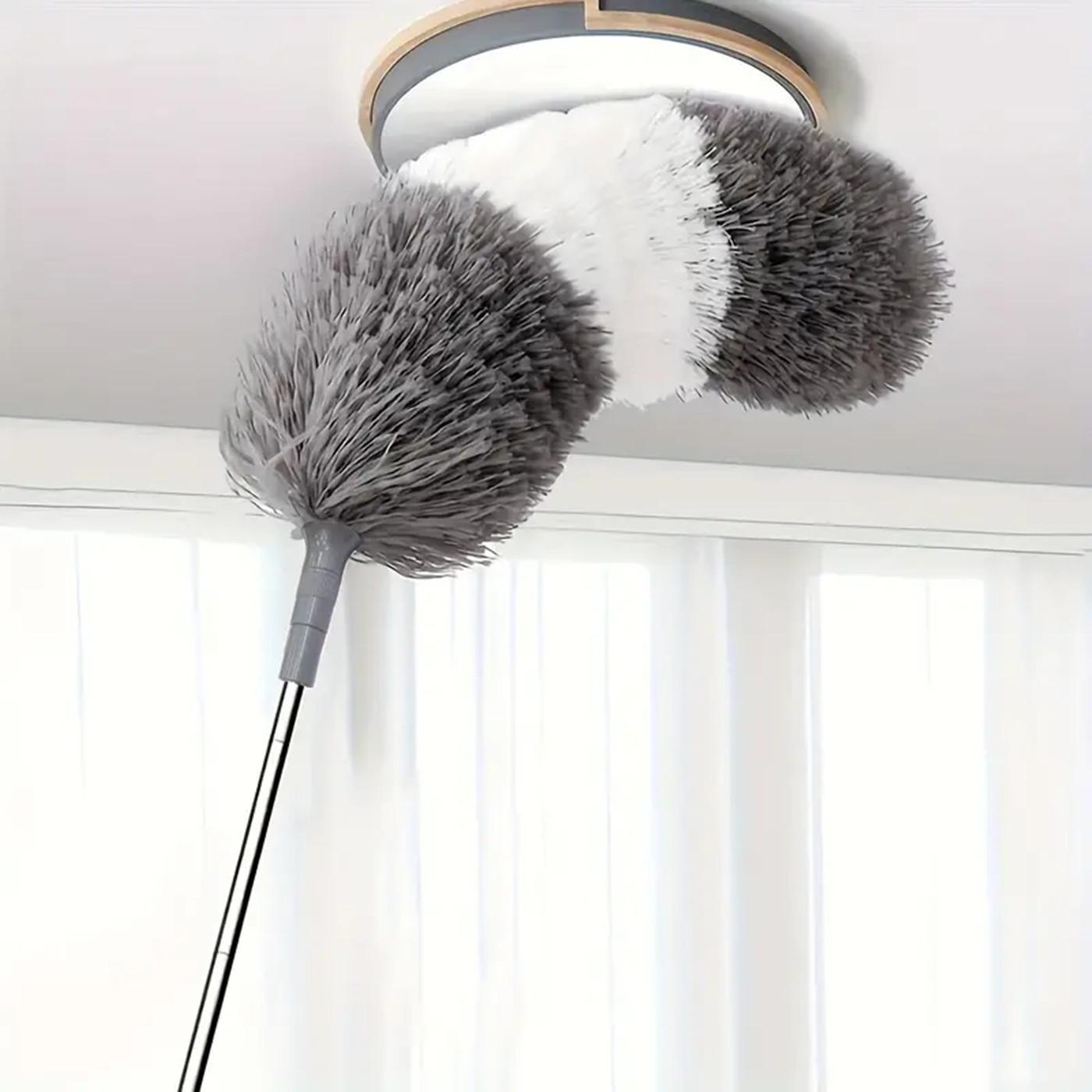 Extendable Bendable Duster, Static Electricity Cleaning Duster, Long Handle Gap Brush for Home Ceiling & Furniture Cleaning