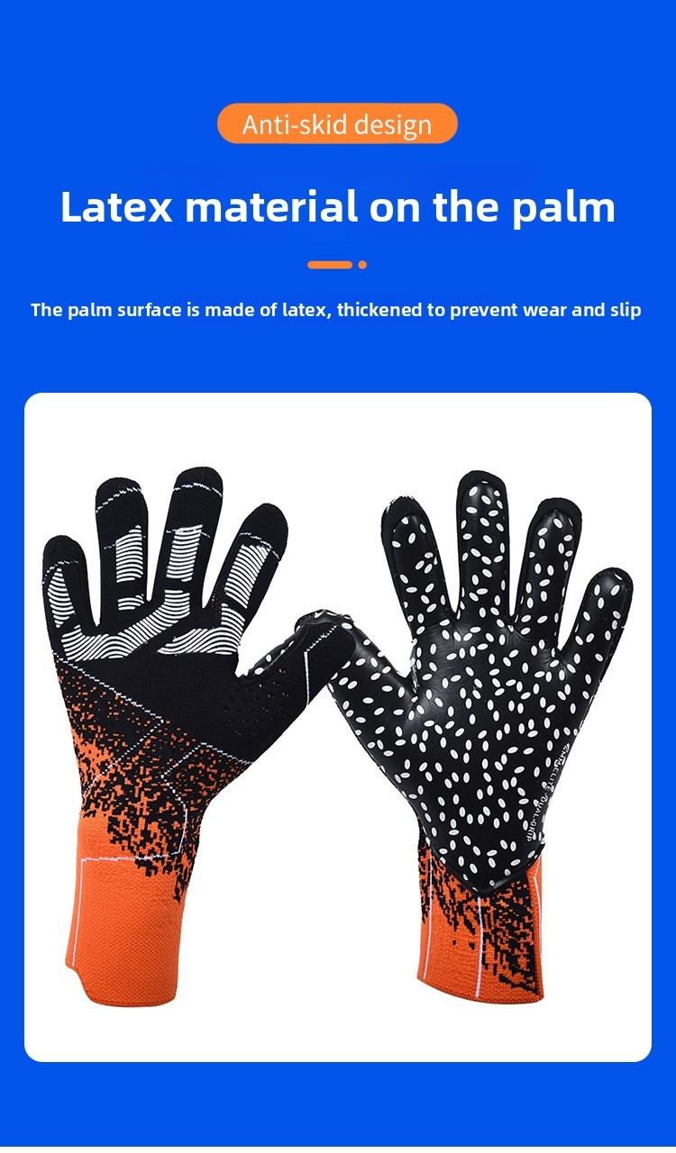 Professional Soccer Goalkeeper Gloves for Adults and Kids Non Slip Breathable Comfortable Falcon Design Match Training Gloves with Strong Grip Palm Protection Enhanced Wrist Support Lightweight Flexible for Youth Boys Girls Professional Football Goalkeepi