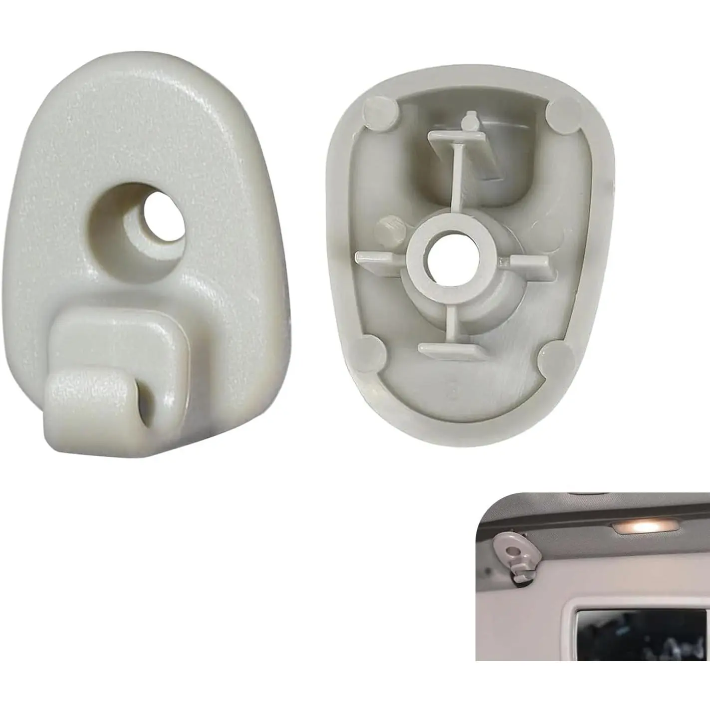 2 count  Sun Visor Clips, Upgraded  Sun Visor Clips  Retainer, Auto Interior Sunscreen Holder Hook, Replaces OEM#1AR26BD1AA/1AR26DW1AA, Compatible With  Nitro Liberty