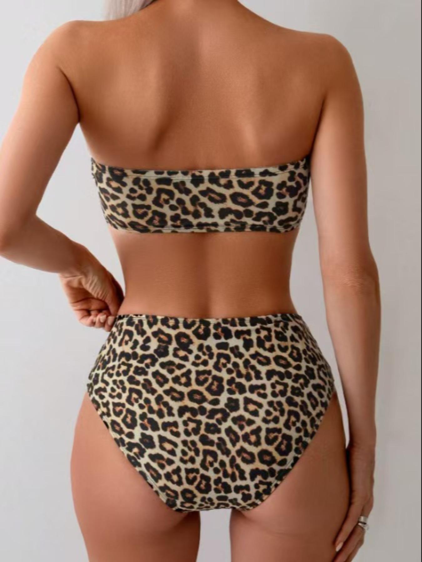 New Two-Piece Swimsuit Set with Print Design, Beachwear Swimwear for Women, Stylish and Comfortable Bathing Suit for Summer VacationKA-P676-09