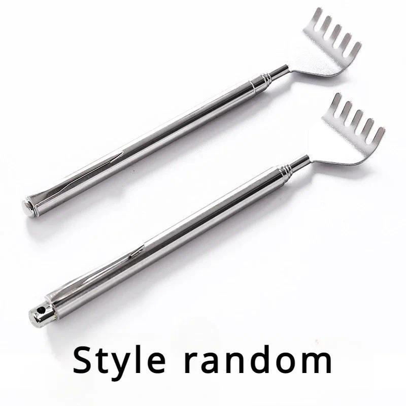 2pcs Smooth and itchy scratching teeth no need for people to stretch or retract stainless steel pen scratching back old man Le