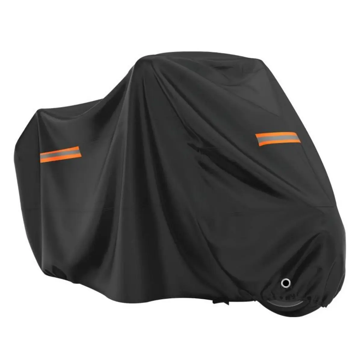 Thick Motorcycle Cover, Durable Protective Gear, Fluorescent Color Accents, High Visibility, Suitable for All Vehicles, Reinforced Stitching, Simple Design, Motorcycle Accessory, Protector