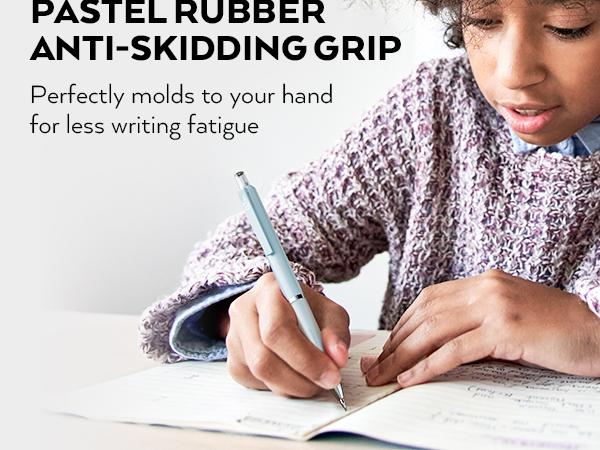 Nicpro 6Pack Pastel Mechanical Pencil Set 0.5 & 0.7 mm with 12 tubes HB Lead Refills, 3 Erasers, 9 Eraser Refills For School Writing, Drawing, Sketching, 3 Colors - With Case