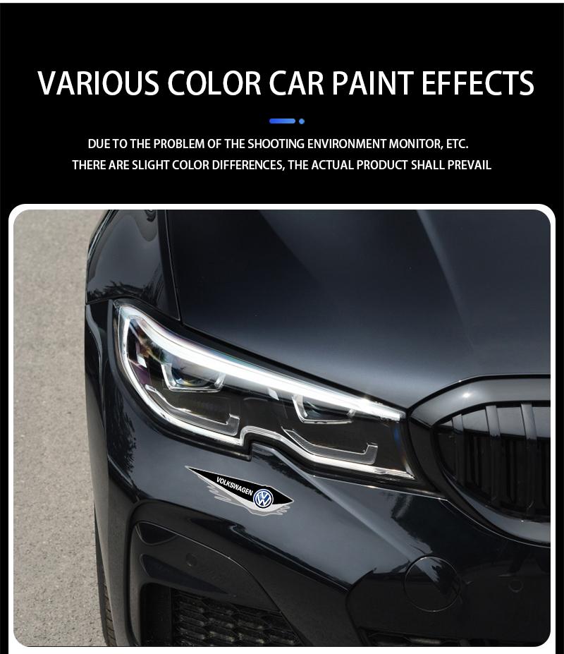 Car Body Decal Stickers Styling Emblem Accessories For VW Atlas Jetta Touareg Variant Golf Polo GTI Taos Nivus Passat Tiguan Arteon Taigo Caddy Sharan Beetle CC Amarok Transporter Caravelle Crafter Touran Scirocco Virtus