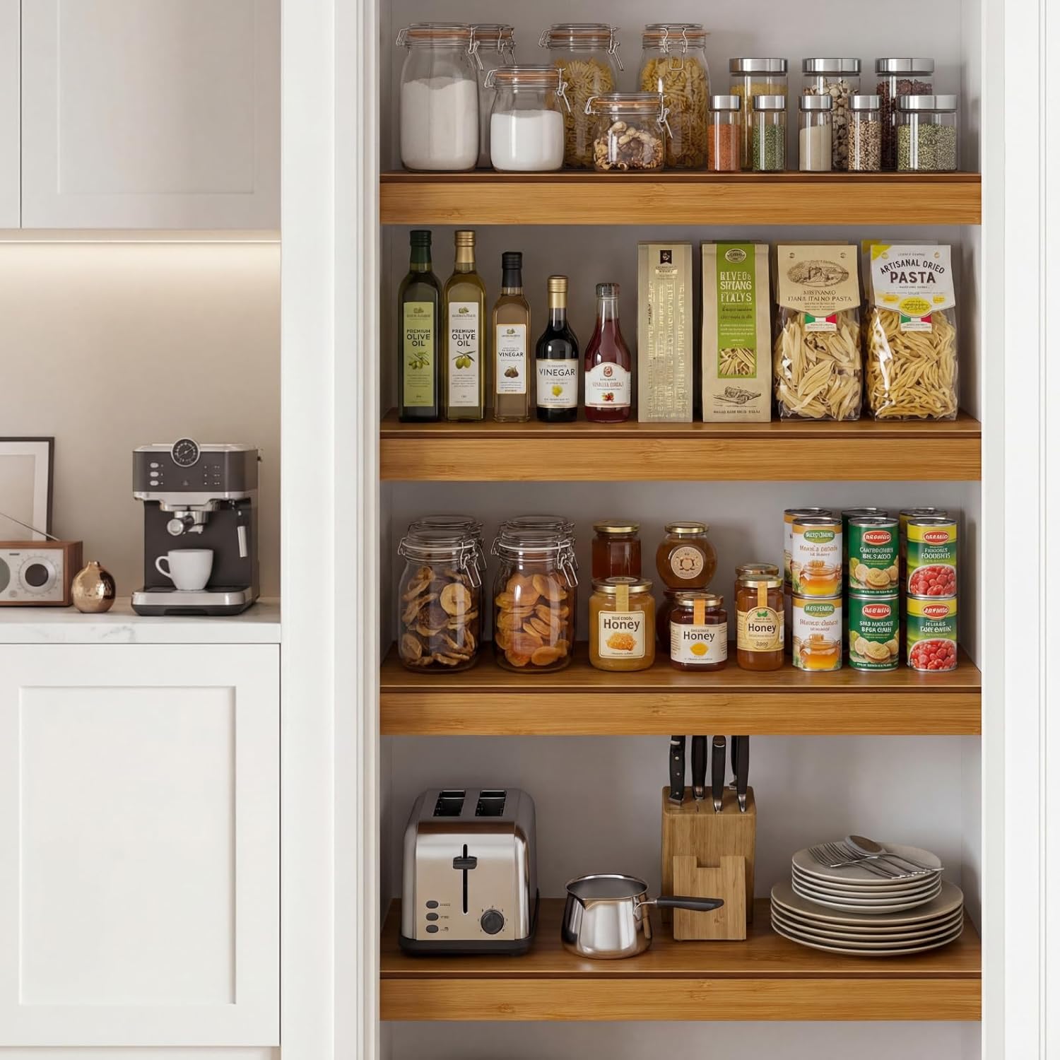 Solid Carbonized Wire Shelf Covers for Wire Shelving, Wire Rack Covers for Pantry Shelves, Tool-Free & (5pcs, 30" W x 16" D) Solid Carbonized Wire Shelf Covers for Wire Shelving, Wire Rack Covers for Pantry Shelves, Tool-Free & (5pcs, 30" W x 16" D)